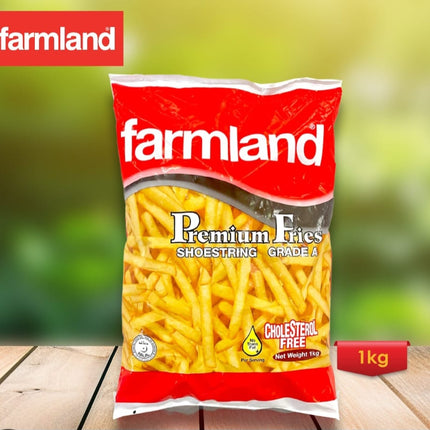 Farmland Premium Fries Shoestring Grad A 1kg