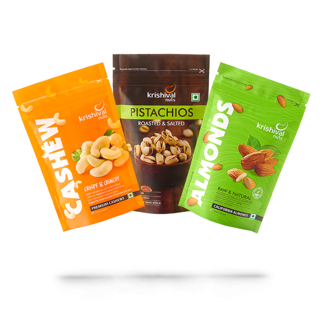 Popular Cashews + California Almonds + Pistachios