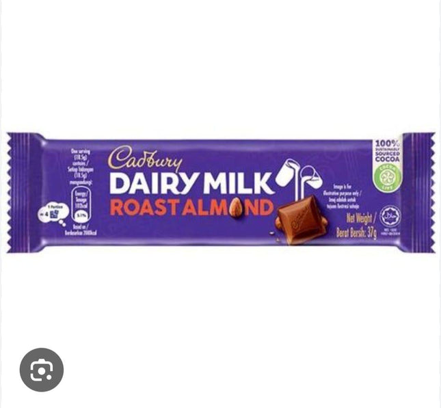 Cadbury Dairy Milk Roasted Almonds 37 gm