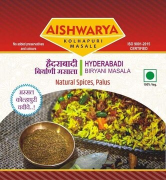 Aishwarya Kolhapuri Masale - Hyderabadi Biryani Masala