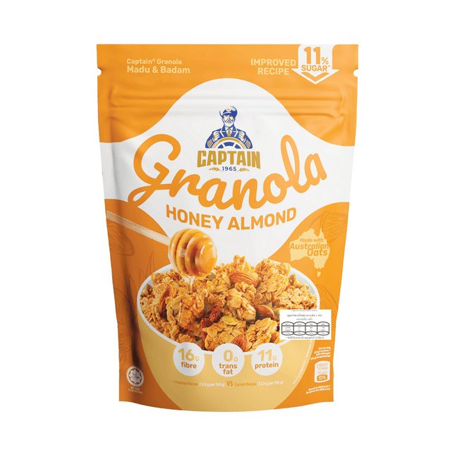 CAPTAIN GRANOLA HONEY ALMOND