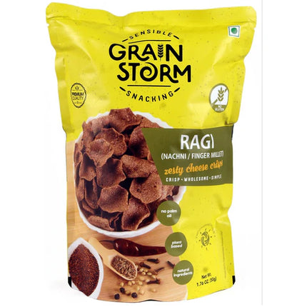 GRAIN STORM RAGI CHEESE ZESTY CRISPS