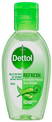 Dettol Instant Hand Sanitizer - Refresh with Aloe Vera