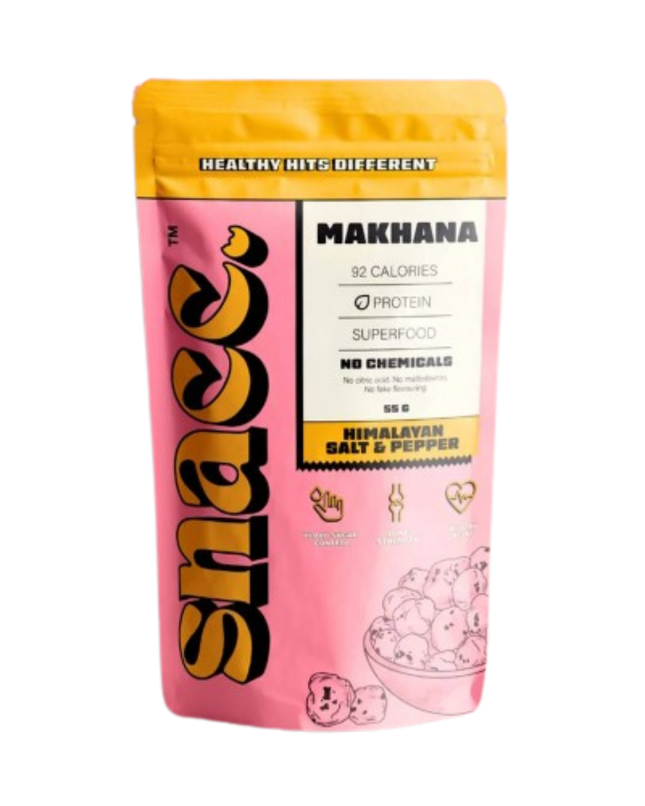 Snacc - Makhana (Himalayan Salt & Pepper)