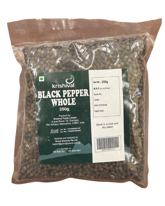 Krishival - Black Pepper (Whole)
