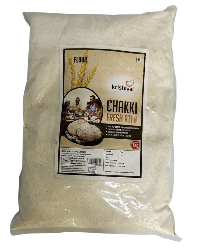 Krishival - Fresh Chakki Atta