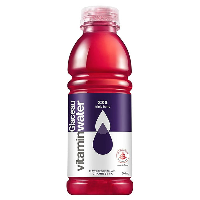 GLACEAU VITAMIN WATER TRIPLE BERRY 500ML