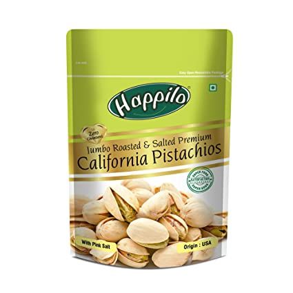 HAPPILO ROASTED & SALTED CALIFORNIAN PISTACHIOS