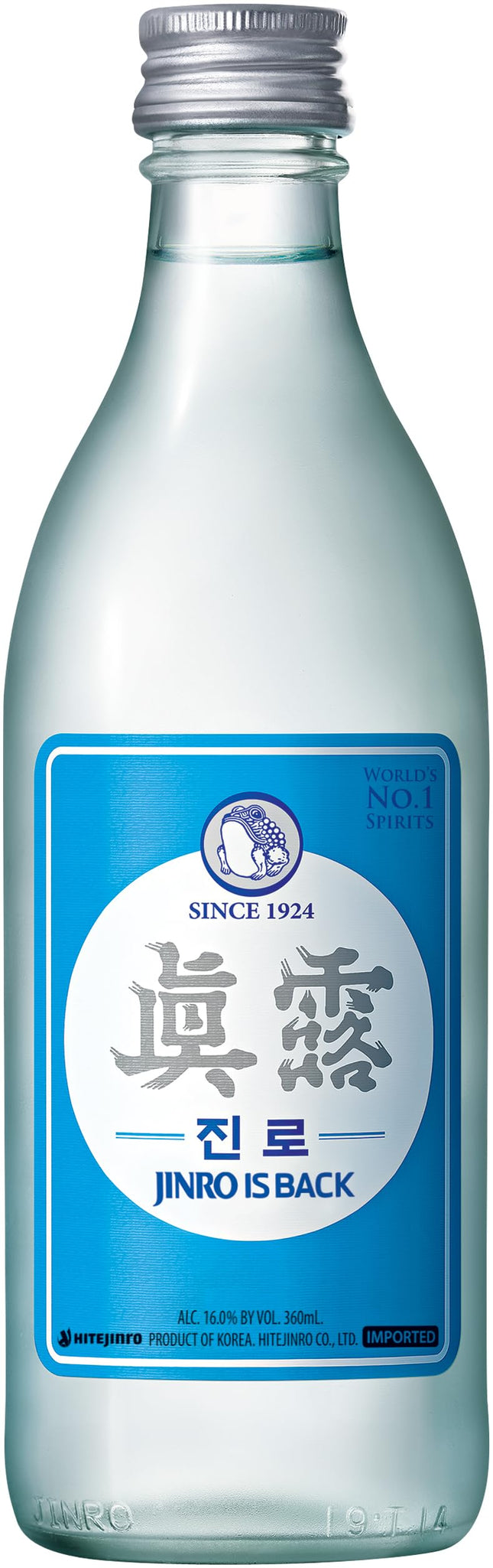 Jinro is back Soju