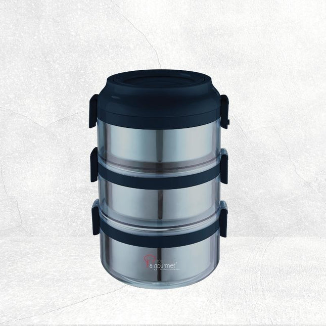 LA GOURMET 2.35 LTR (3 TIER) TIFFIN CARRIER