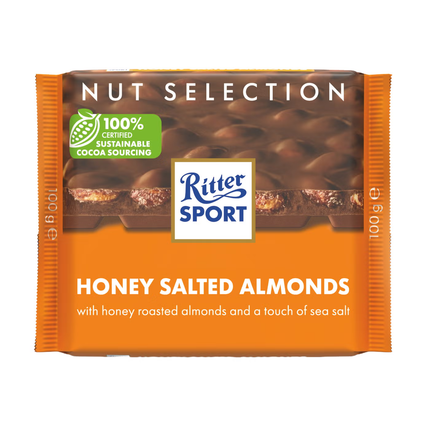 Ritter Sport Chocolate Bar - Honey Salted Almonds