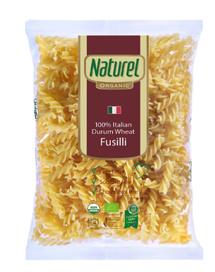 NATURAL ORGANIC DURUM WHEAT FUSILLI