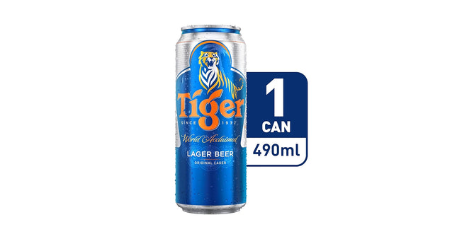 TIGER BEER 490ML