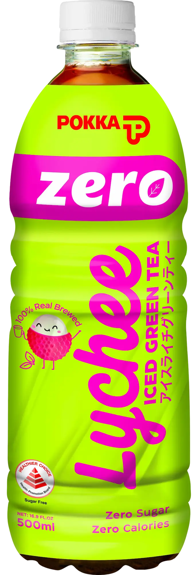 Pokka Zero - Iced Green Tea (Lychee)