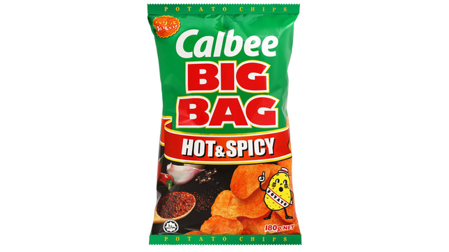 Calbee Big Bag Chips - Hot & Spicy