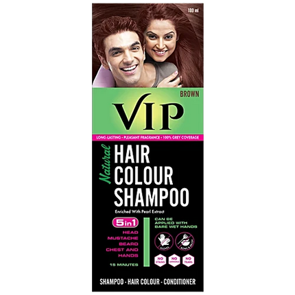VIP HAIR COLOUR SHAMPOO (PUMP)
