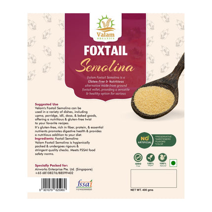 Valam Organics - Foxtail Semolina