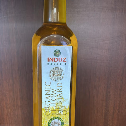 Induz  Organic Yellow Mustard oil 1l