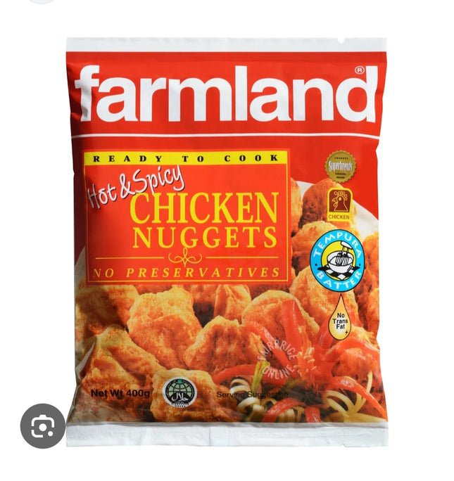 Farmland Hot & Spicy Chicken Nuggets 400gm