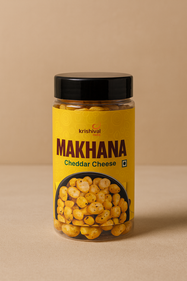 KRISHIVAL MAKHANA CHEDDAR CHEESE
